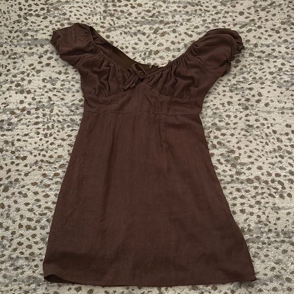 la hearts brown dress Pacsun LA hearts brown dress
